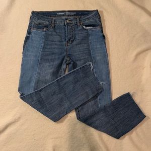 Old Navy Perfect Straight Jeans w/ Frayed detail
